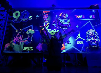 Uv Back to the 90s tapestry