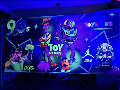 Uv Back to the 90s tapestry