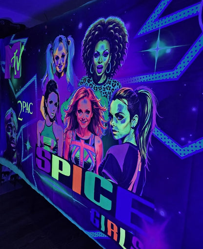 Uv Back to the 90s tapestry