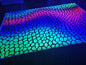 UVrainbow snake neon print fabric
