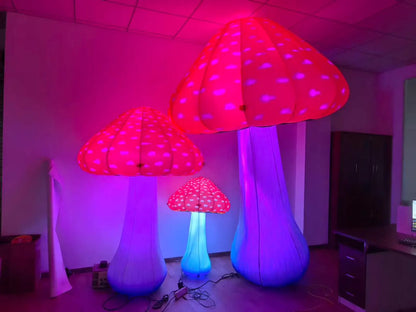 led inflatable Giant mushroom