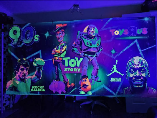 Uv Back to the 90s tapestry