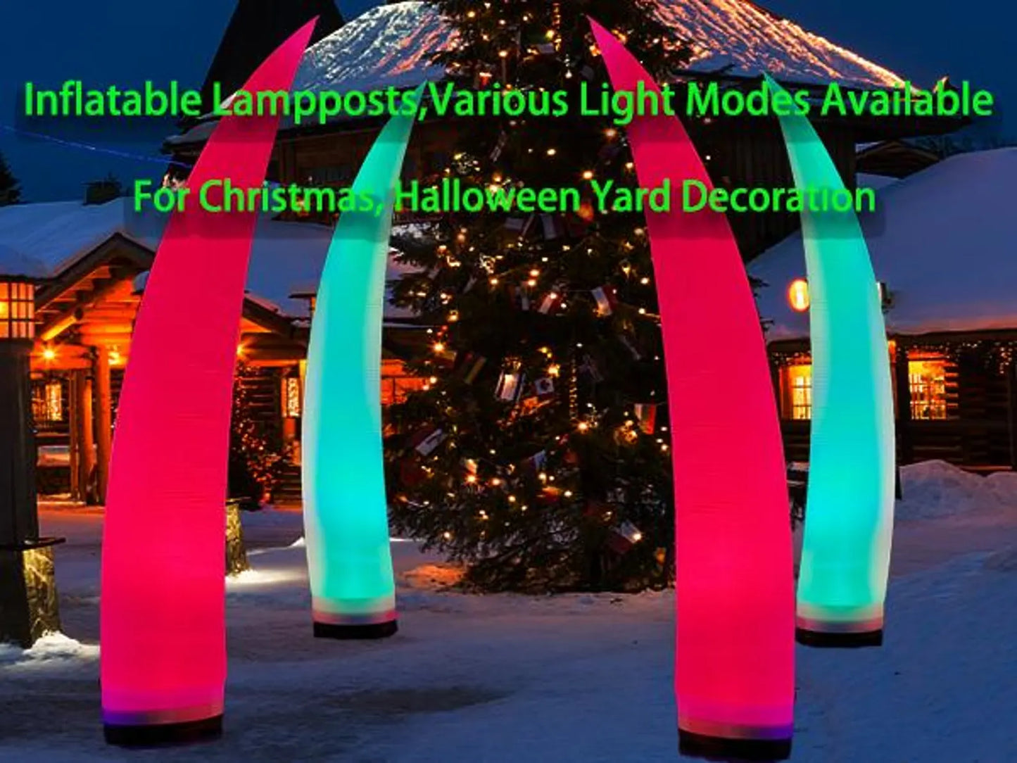 led inflatable colour changing column