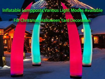 led inflatable colour changing column
