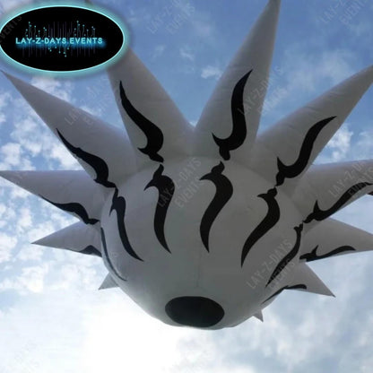 Giant Led inflatable eye ceiling decoration
