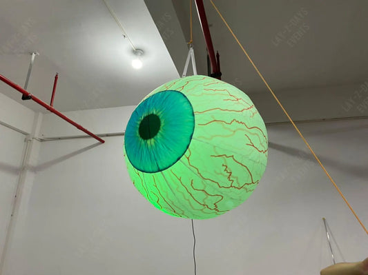 Giant Led inflatable eyeball ceiling decoration
