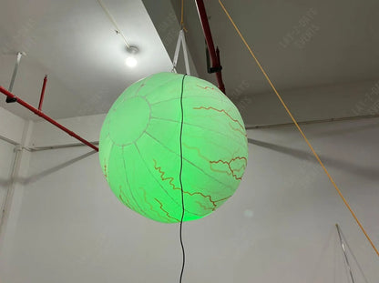 Giant Led inflatable eyeball ceiling decoration