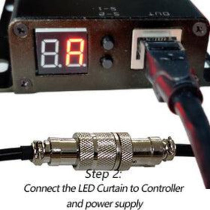 3x6m- 9cm pixel pitch LED Motion Vision cloth