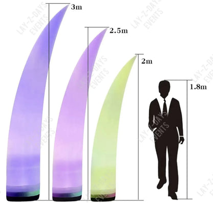 led inflatable colour changing column