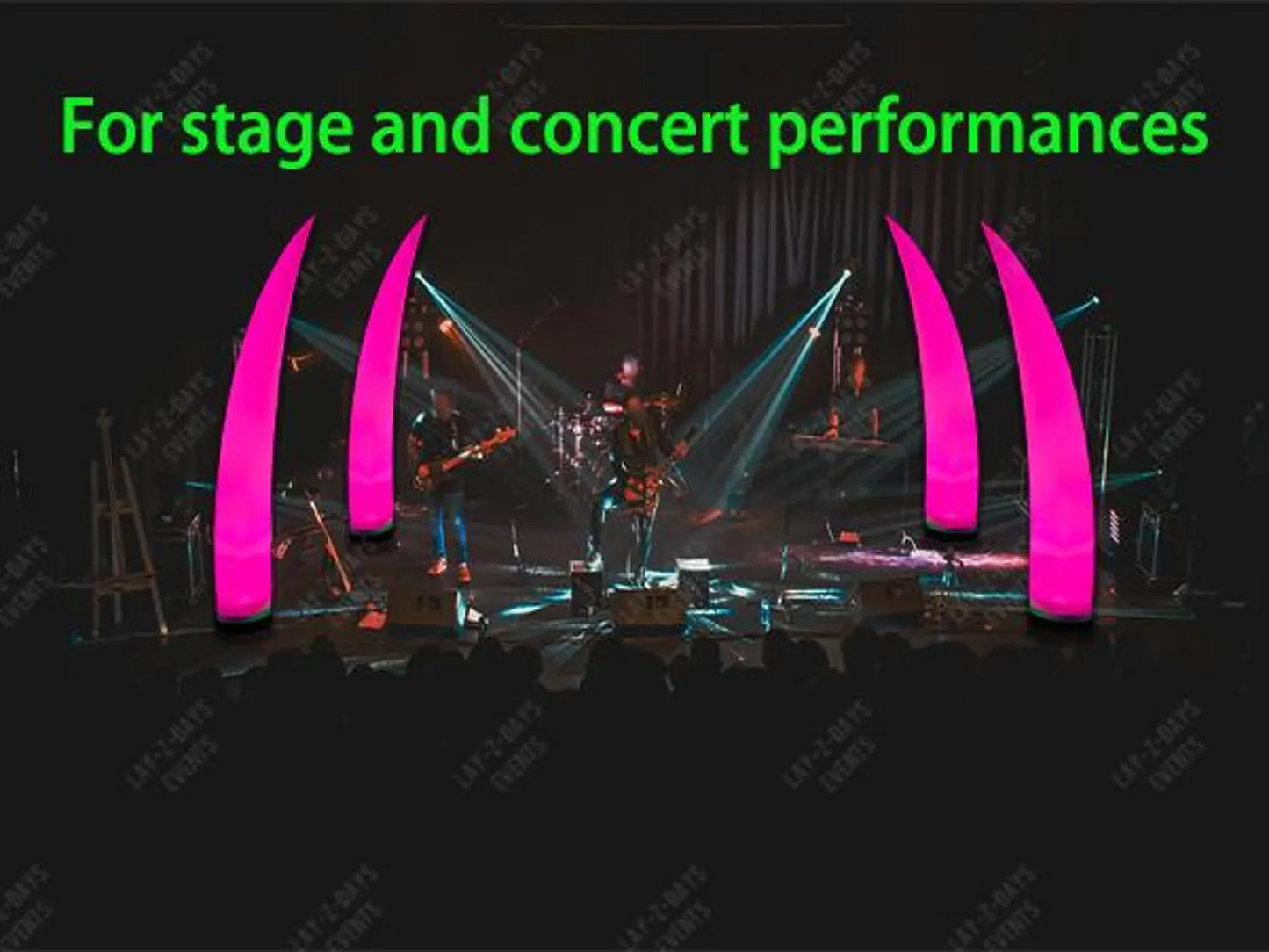 led inflatable colour changing column