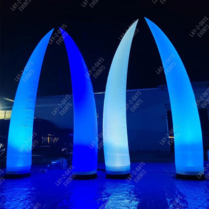 led inflatable colour changing column