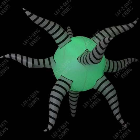 Giant Led inflatable tentacle alien