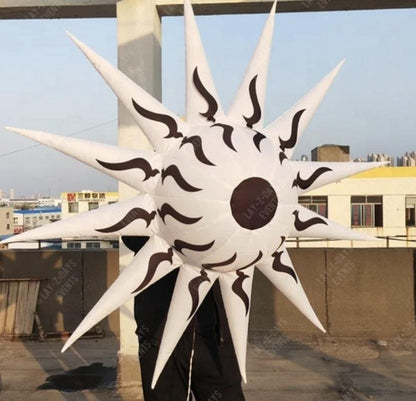 Giant Led inflatable eye ceiling decoration