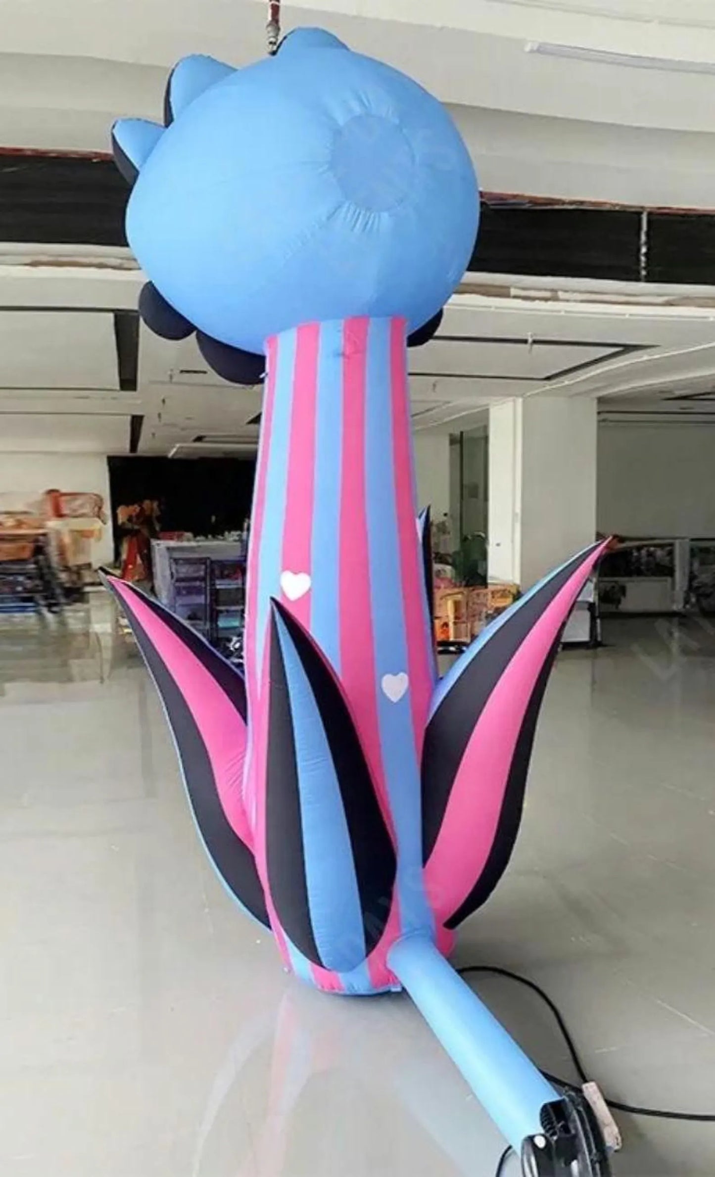 Giant Led inflatable eyeball flower decoration