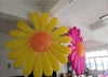 Large LED inflatable flower decoration by Lay-z-days Event's™, illuminated with bright lights for event decor and celebrations.