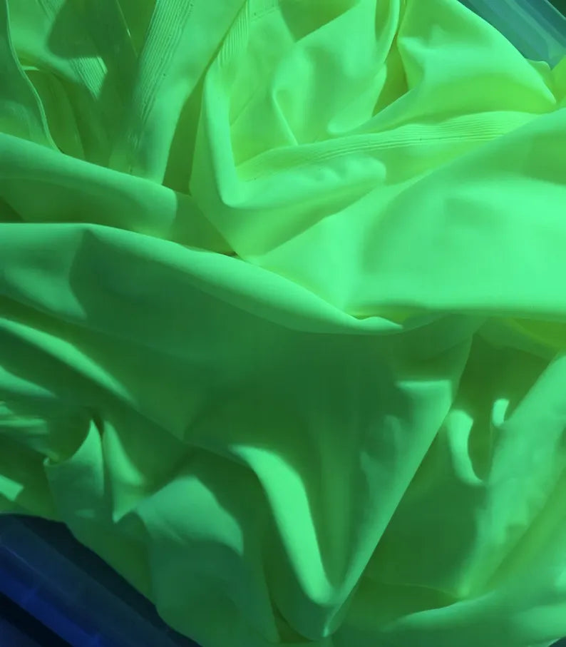 UV Yellow neon uv fabric