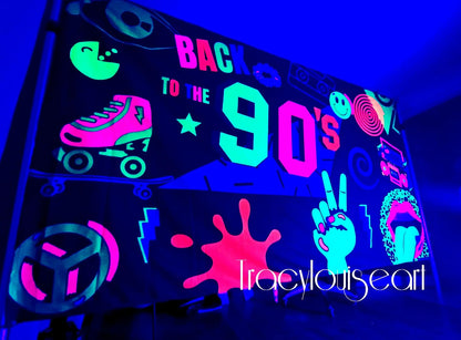 UV Lets party 90s style venue package