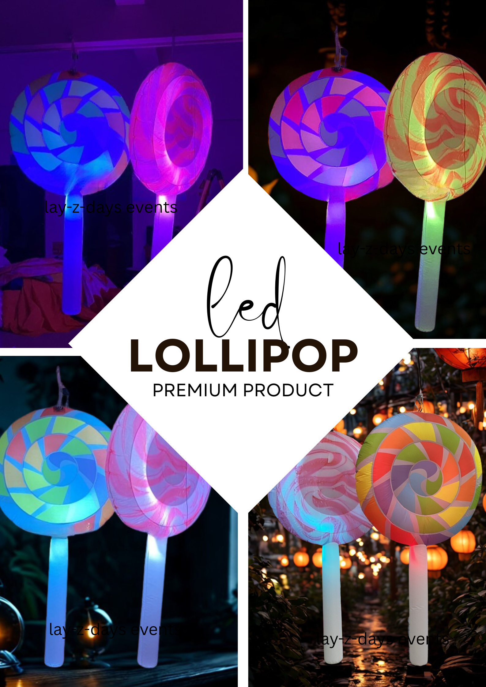 Big Lollipop Decorations DIY Giant Lollipop And Snowman Decorations On