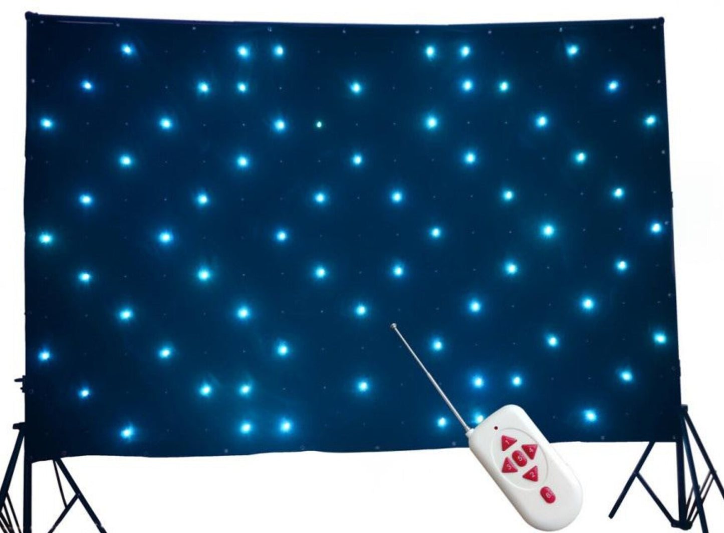 led motion vision wall star cloth for events and djs