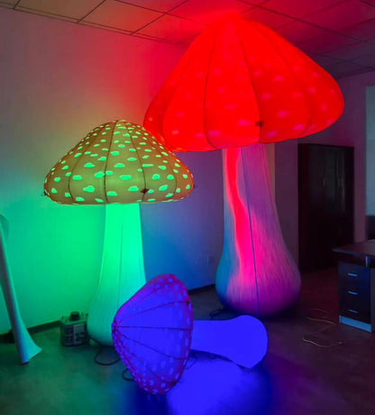 led inflatable mushroom event decoration