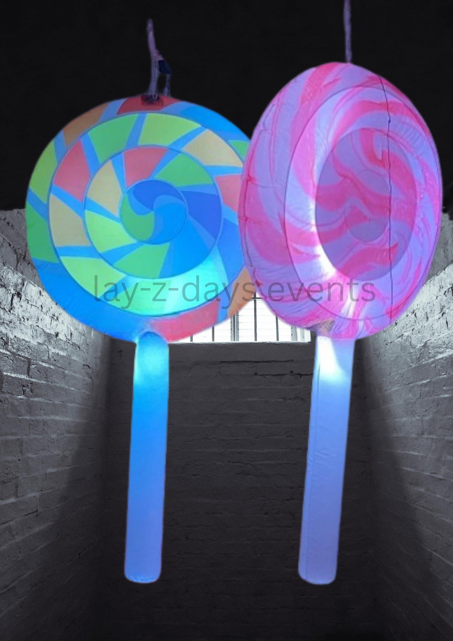 led inflatable Giant Lollipop