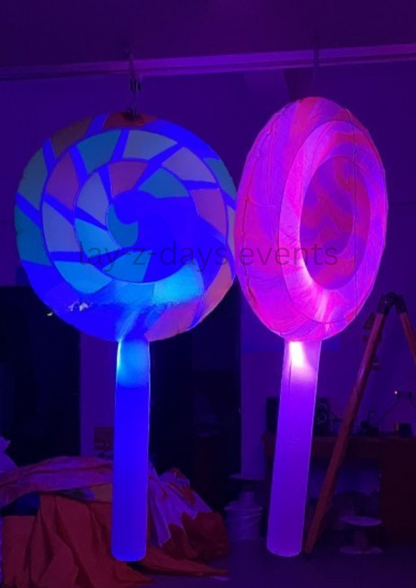 led inflatable Giant Lollipop