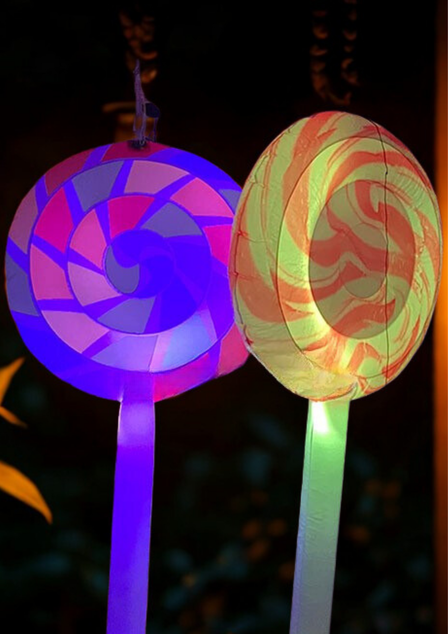 led inflatable Giant Lollipop