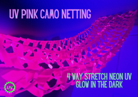 uv glowing camo netting neon decoration