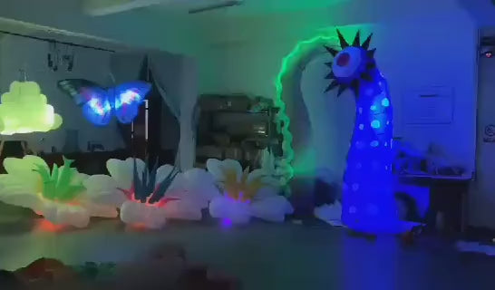 Led inflatable Giant tentacle party decorations