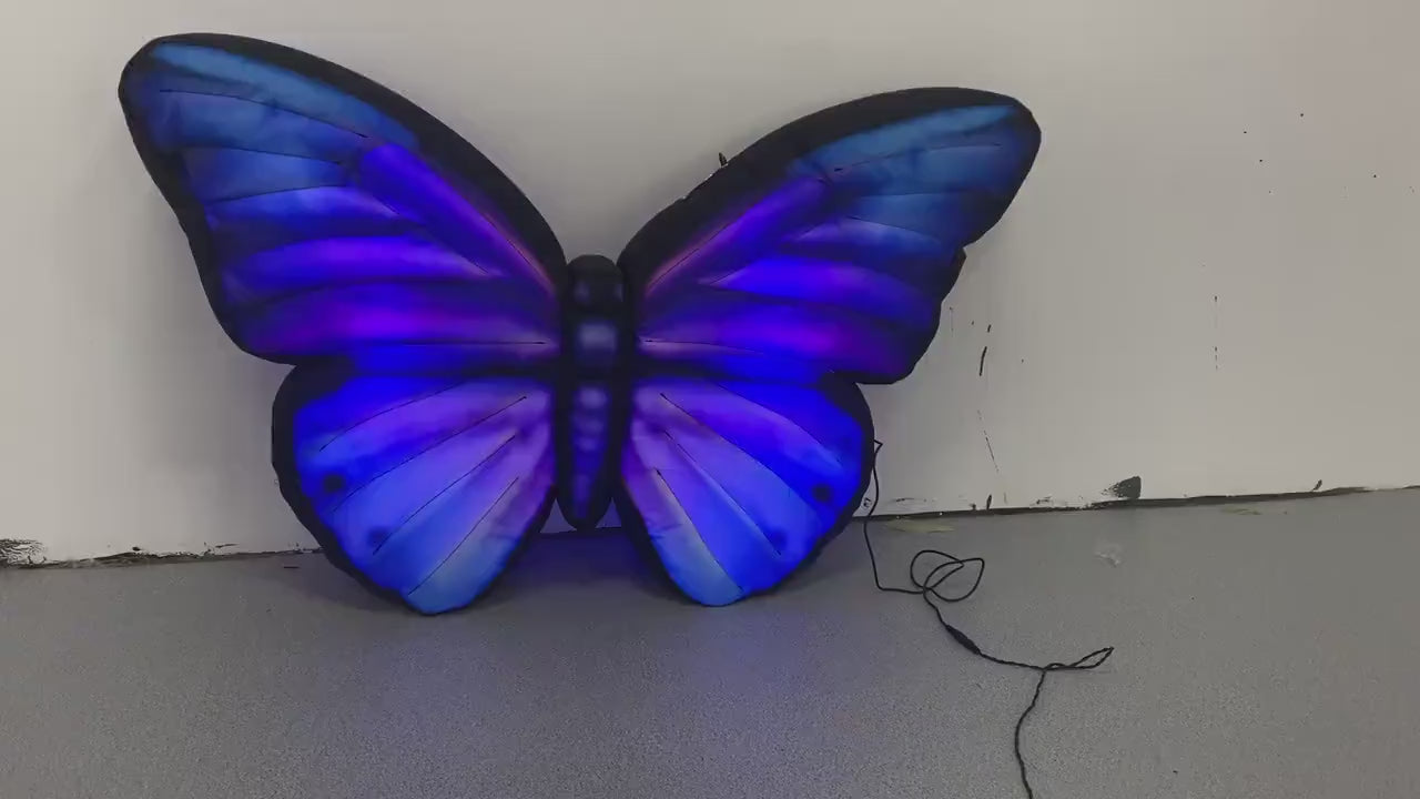 led inflatable butterfly