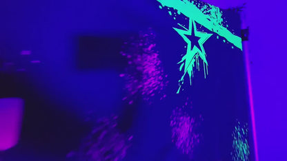 UV Happy Birthday party tapestry