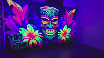 Uv Tiki Hawaii Giant Tapestry
