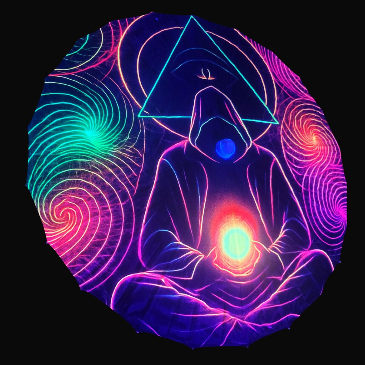 all seeing eye sun shade festival parasol