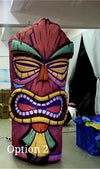 Inflatable Tiki Totem decoration by Lay-z-days Event's™, featuring large tiki heads for event decor and party displays.