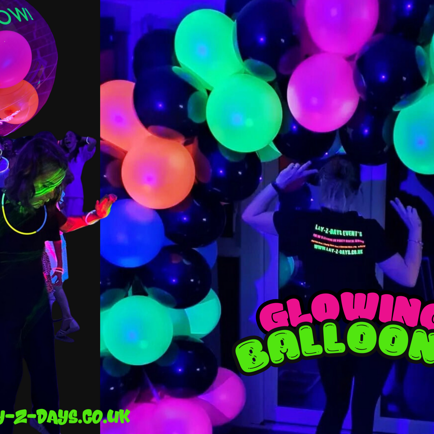 UV Lets Glow Webbing Decoration Package