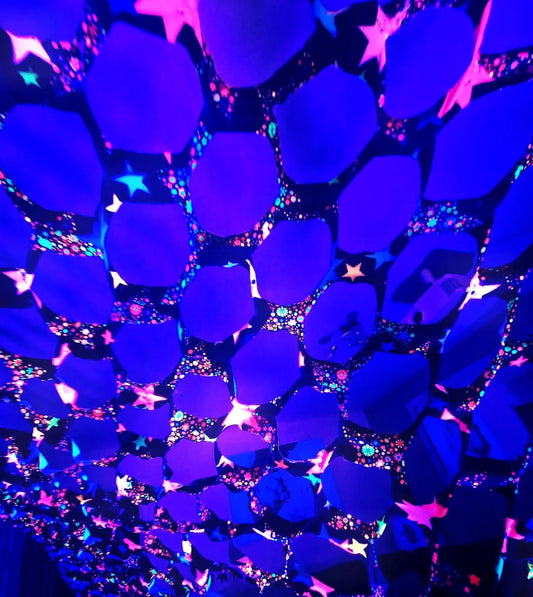 Uv stretch event decoration
