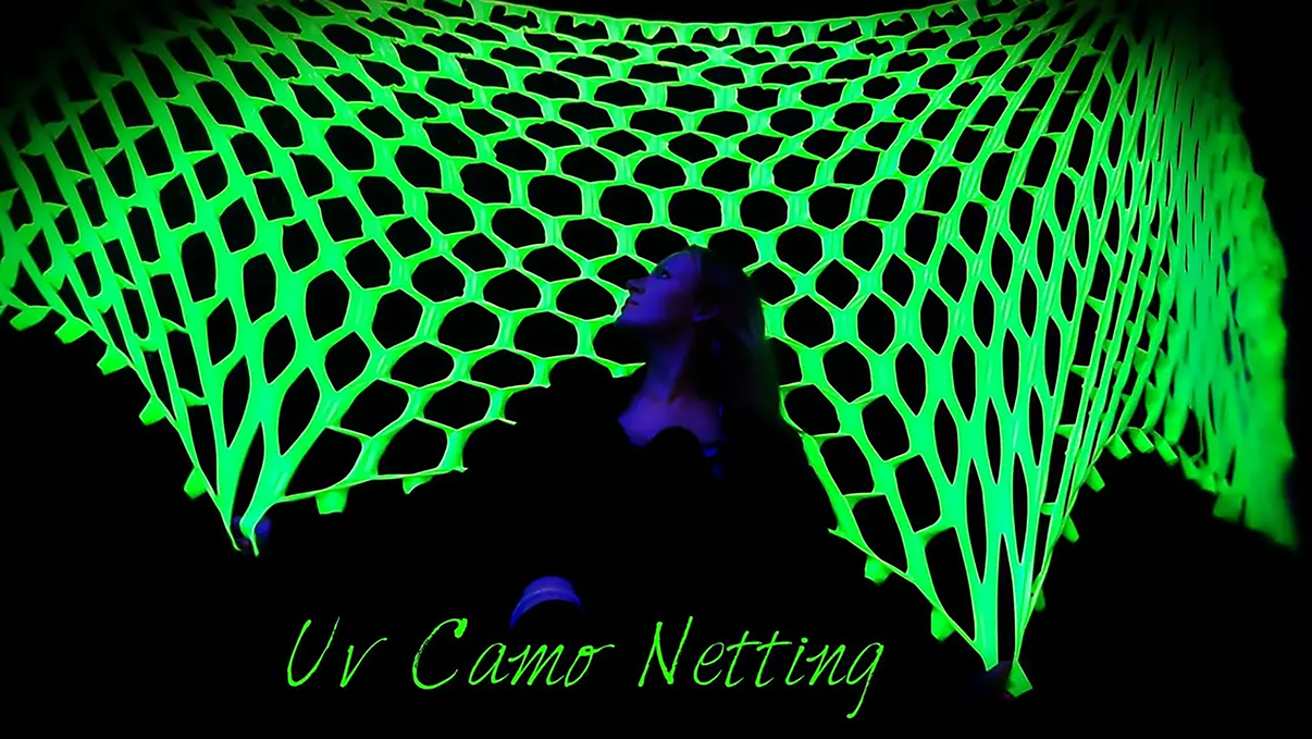 uv reactive stretchy neon party event psytrance blacklight  decoration