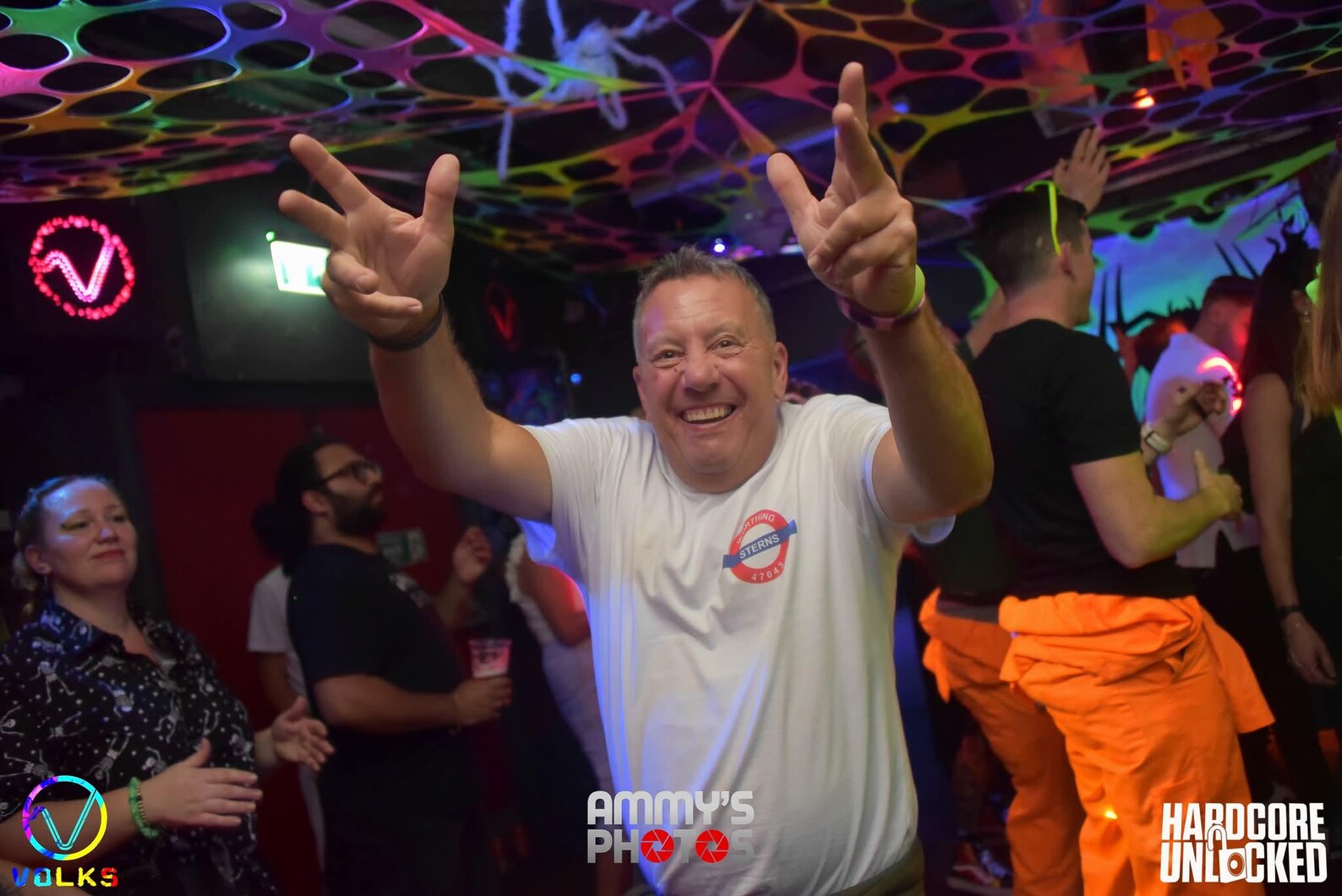 uv neon rainbow pride stretch rave decoration  tapestry ceiling event decor