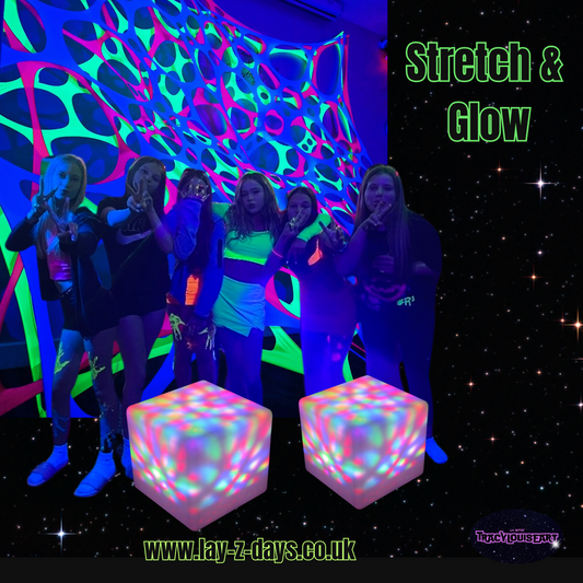 uv blacklight neon party decorations