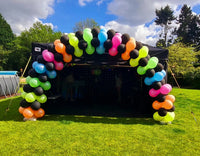 3x4m Uv Glowing Balloon Arch - Lay-z-days Event's™3x4m Uv Glowing Balloon Arch