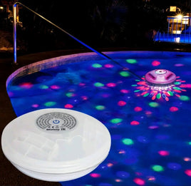 Lay-Z-Spa Floating LED water disco light hire - Lay-z-days Event's™Lay-Z-Spa Floating LED water disco light hire