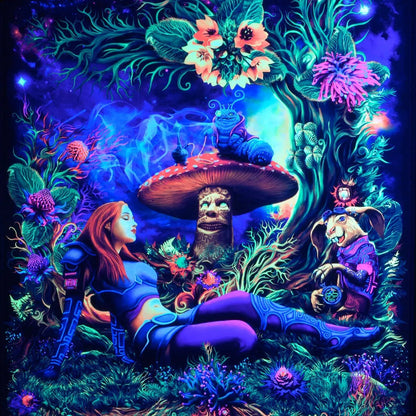 UV Alice Wonderland - Add on décor theme - £95 - Lay-z-days Event's™UV Alice Wonderland - Add on décor theme - £95