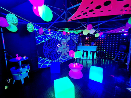 UV BABY RAVE VENUE PACKAGE - Lay-z-days Event's™UV BABY RAVE VENUE PACKAGE