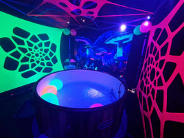 UV Magical Forest Glow Hot Tub Package - Lay-z-days Event's™UV Magical Forest Glow Hot Tub Package