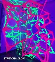 UV Neon 3 pack party Webbing Decoration - Lay-z-days Event's™UV Neon 3 pack party Webbing Decoration